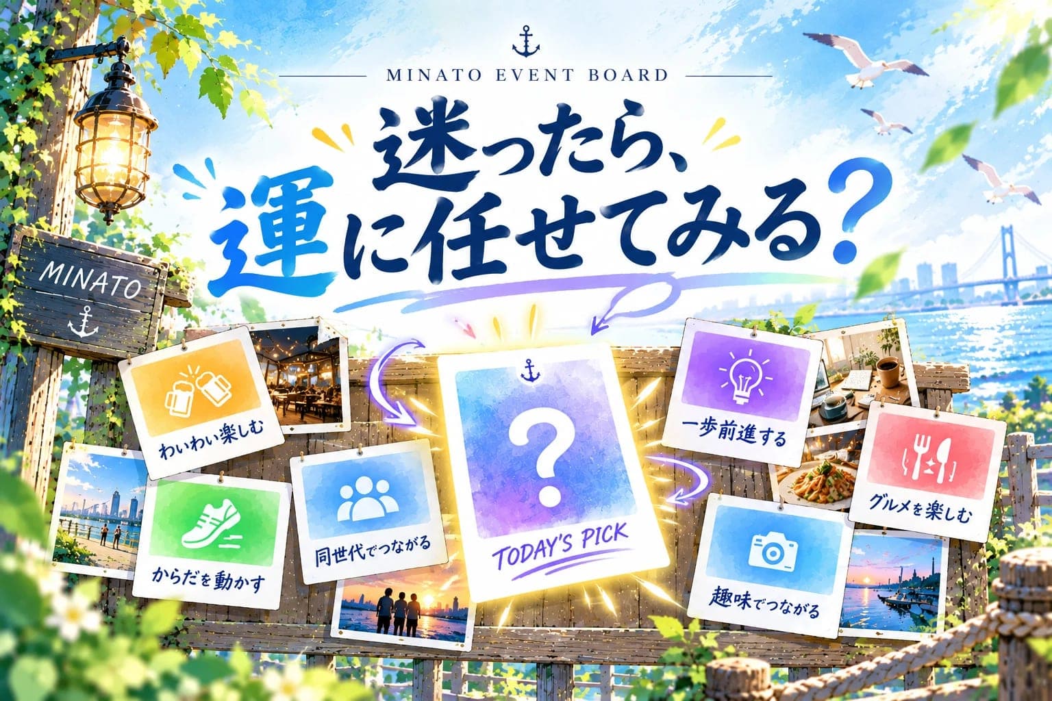 迷ったら、運に任せてみる?