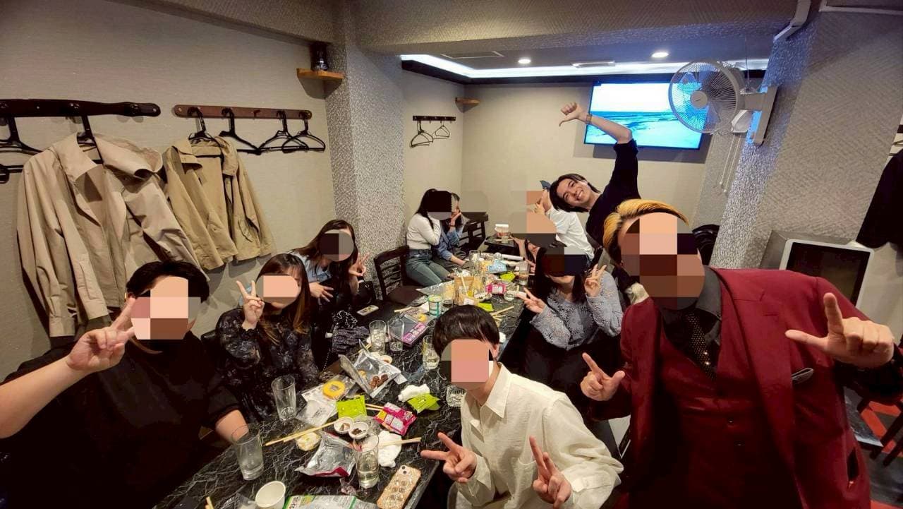 個室飲み会②